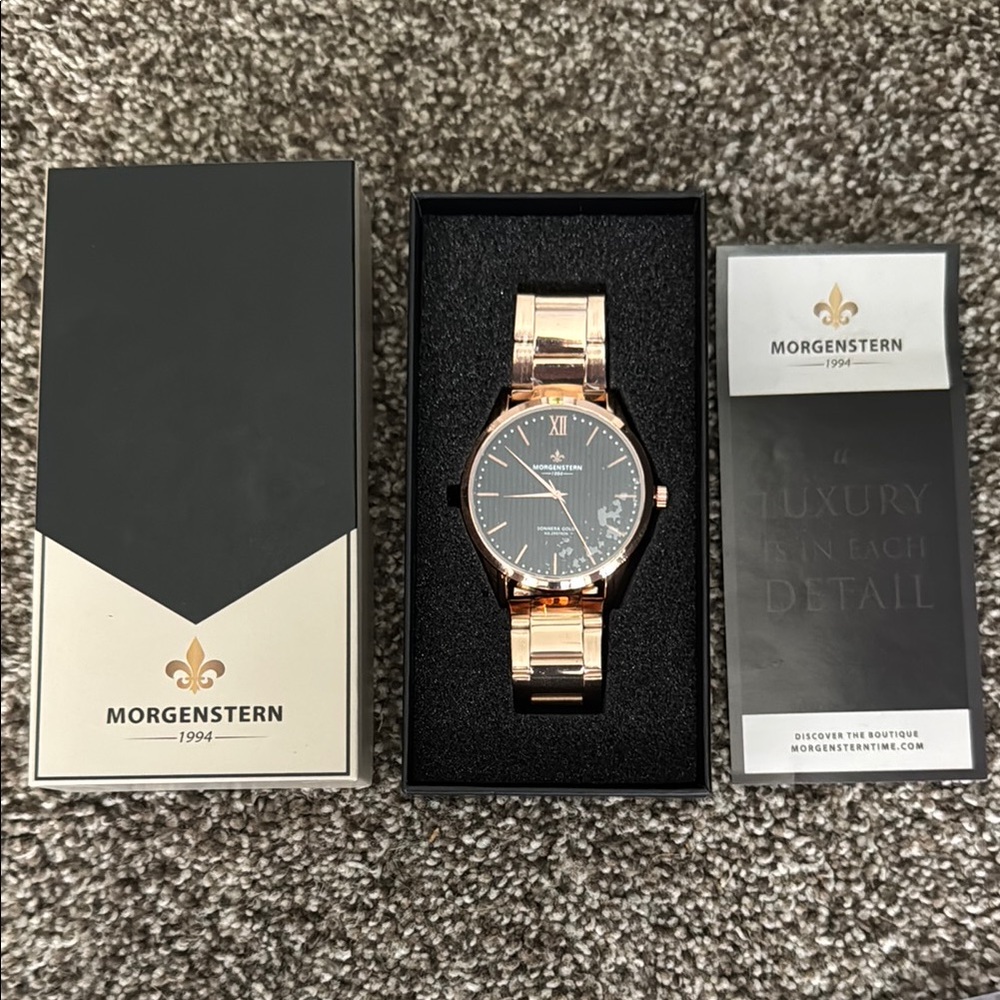 Morgenstern men’s Rose Gold Watch